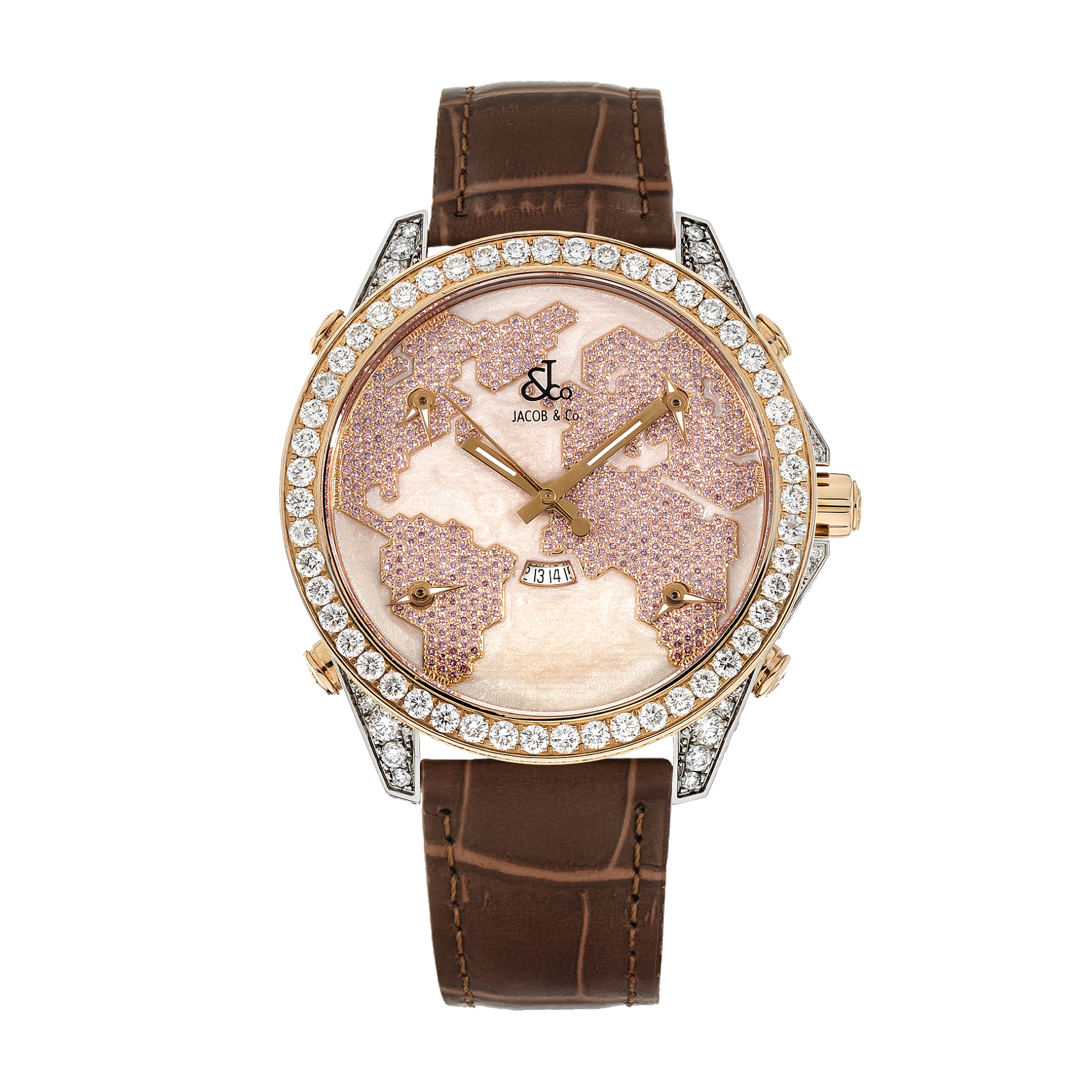 5 Time Zone JC47SRWRPDC "The World is Yours" 47mm