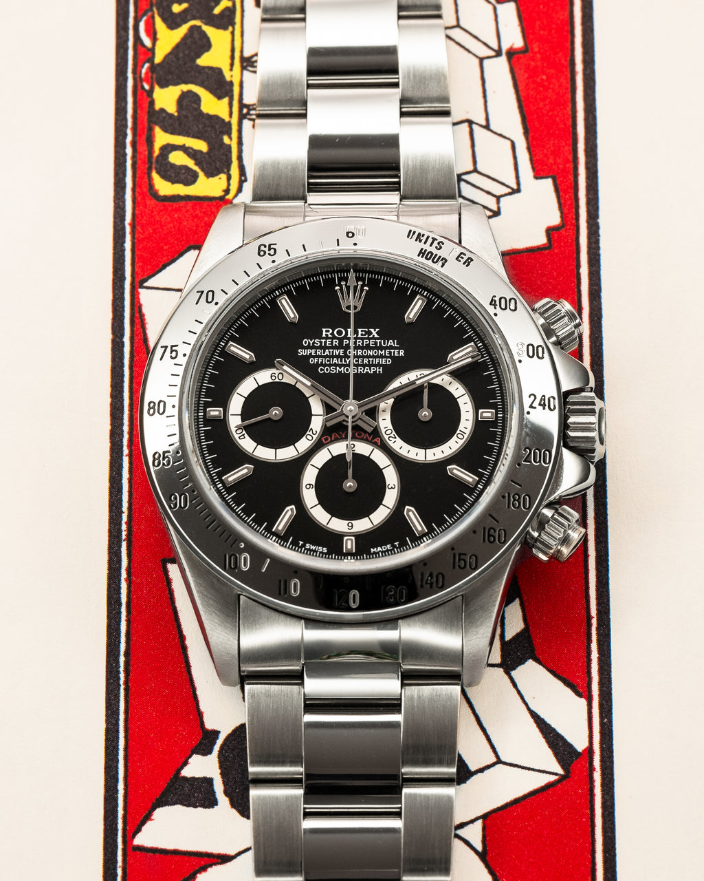 Daytona Cosmograph 16520 Zenith 'Inverted Six' Steel 40mm