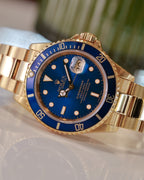 Submariner 116618LB 'Bluesy' Blue Dial Yellow Gold 40mm