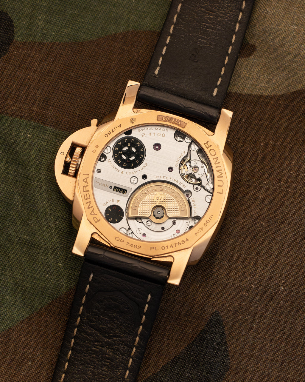 Luminor Goldtech Calendario Perpetuo PAM01269 Rose Gold 48mm