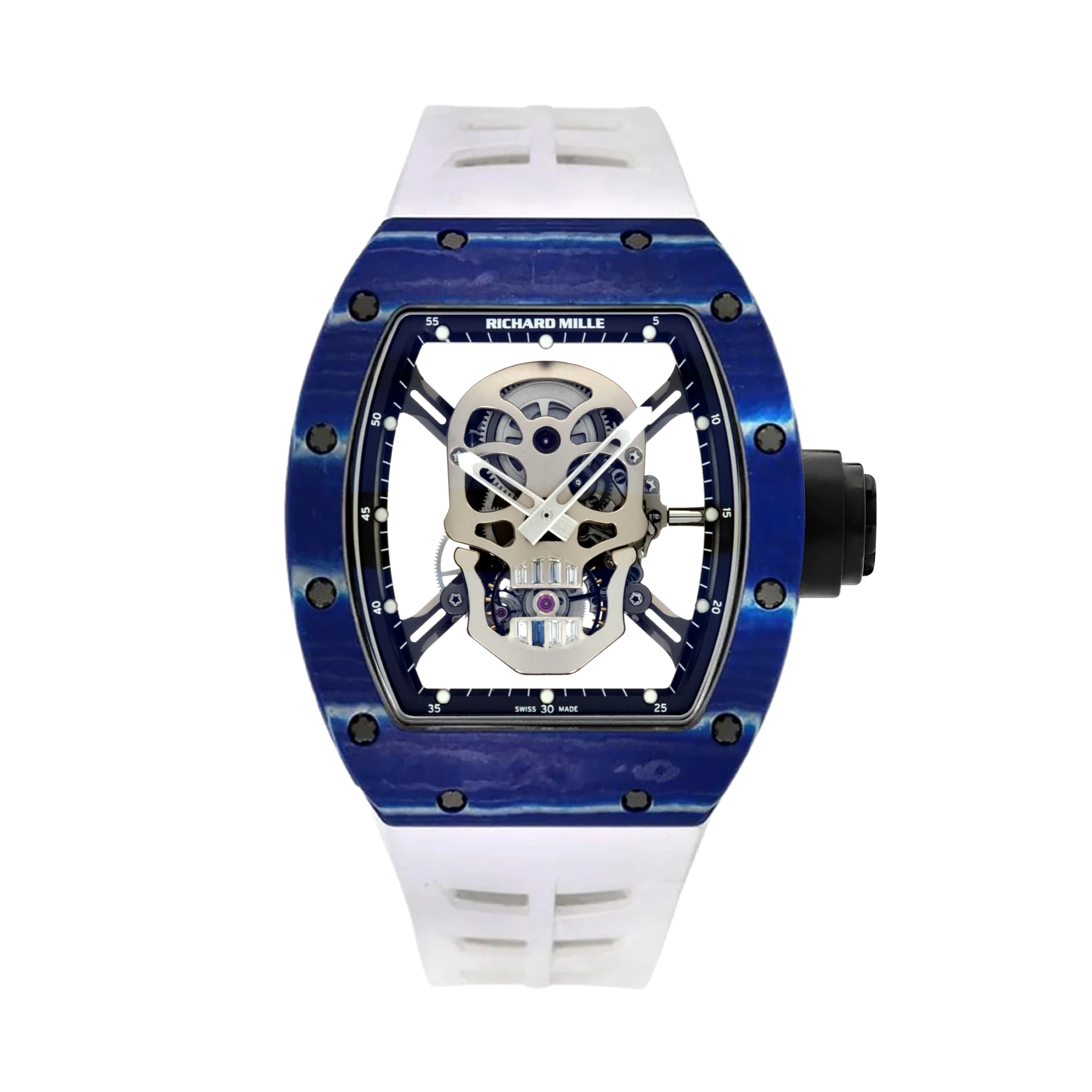 RM52-01 Blue NTPT 'Skull' 42mm