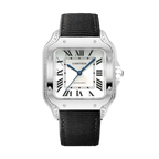 Santos 100 2744 White Gold "Factory Diamonds" 38mm