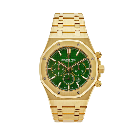 Royal Oak 26331BA.OO.1220BA.01 Yellow Gold Green Dial Limited Edition 41mm