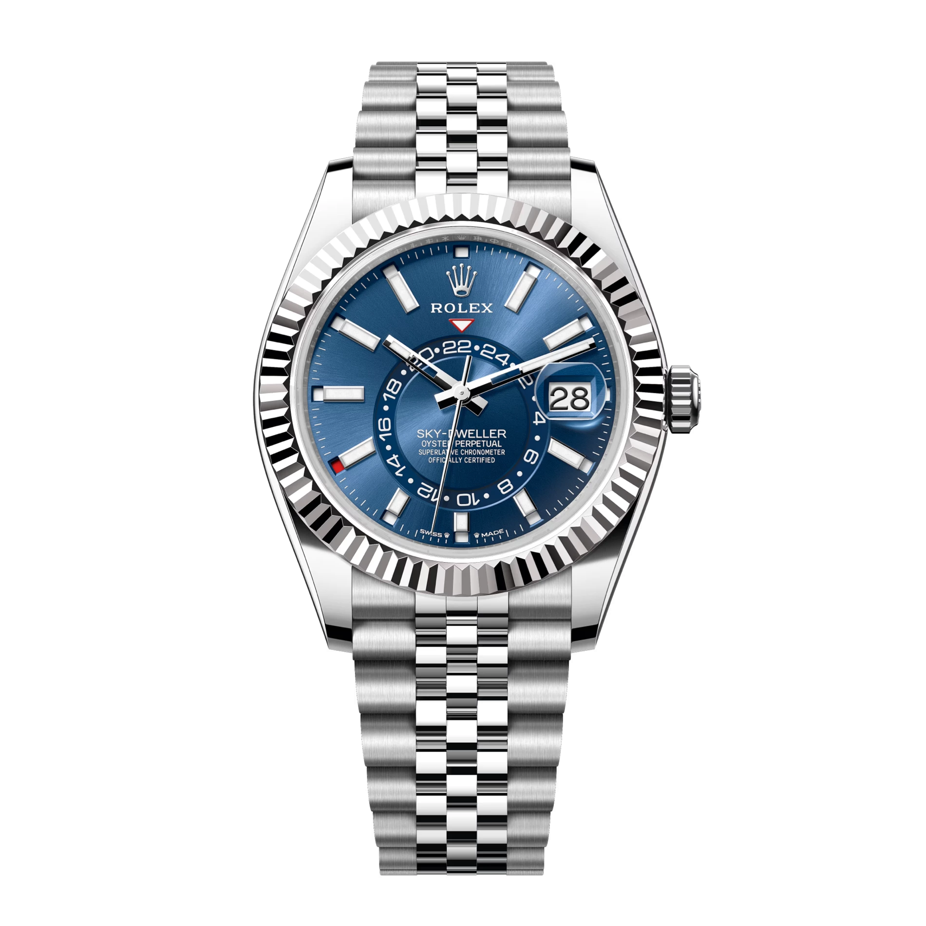 Sky-Dweller 336934 Steel Jubilee Blue Dial 42mm