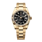 Sky-Dweller 326938 Yellow Gold Oyster Black Dial 42mm