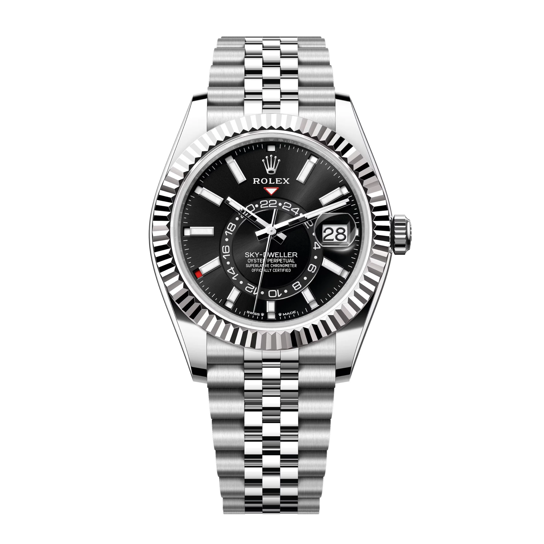 Sky-Dweller 336934 Steel Jubilee Black Dial 42mm