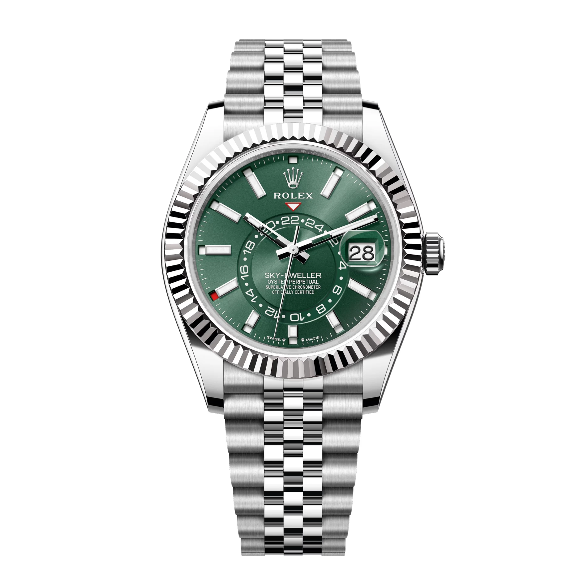 Sky-Dweller 336934 Steel Jubilee Green Dial 42mm
