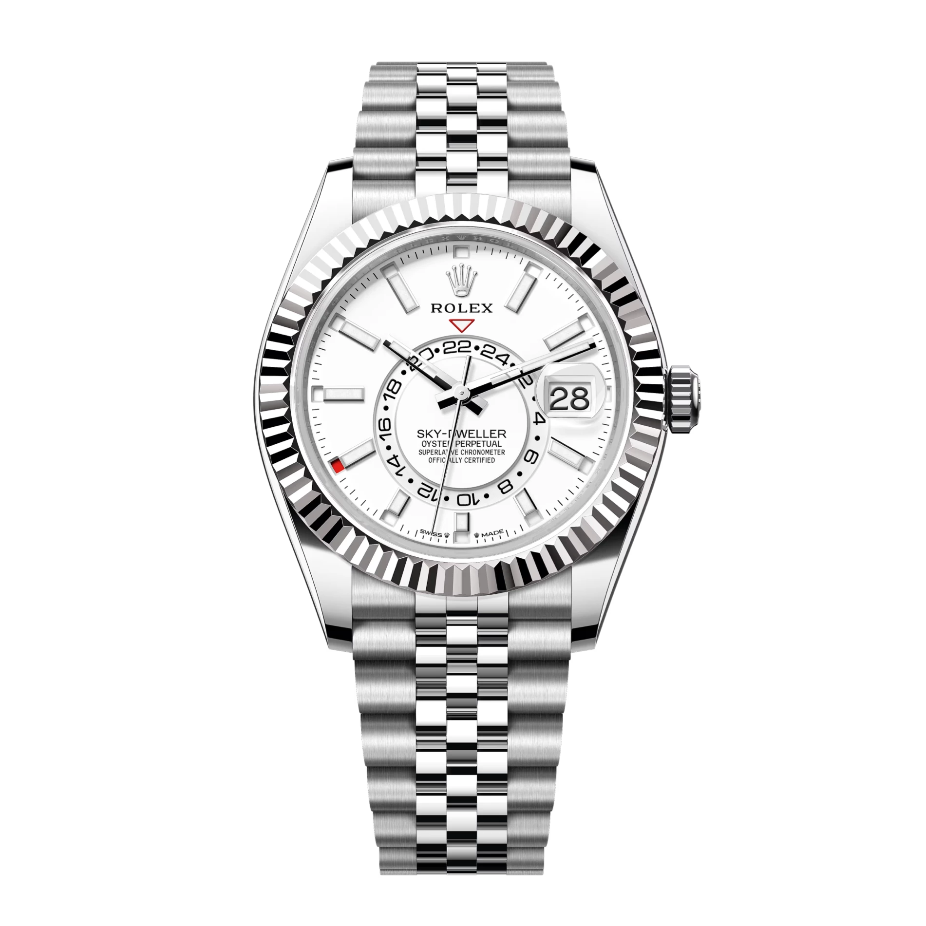 Sky-Dweller 336934 Steel Jubilee White Dial 42mm
