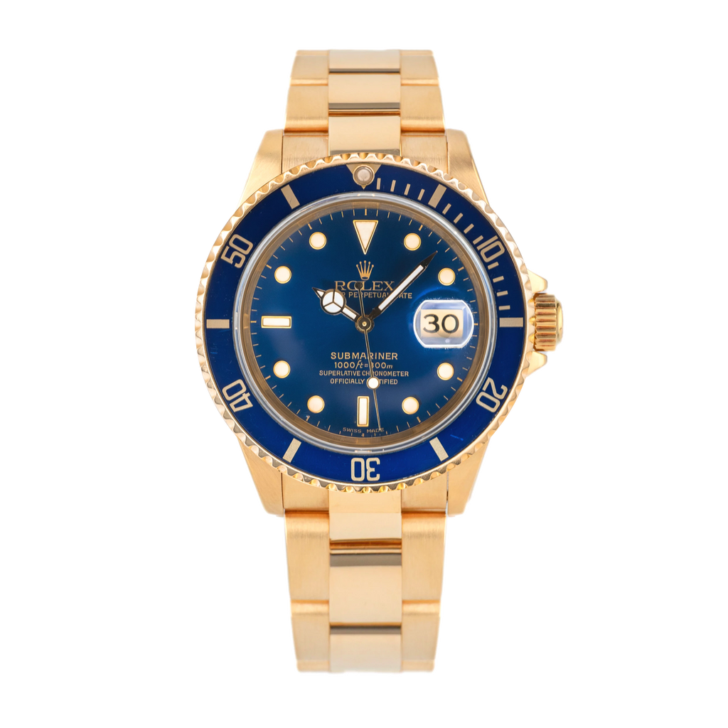 Submariner 116618LB 'Bluesy' Blue Dial Yellow Gold 40mm