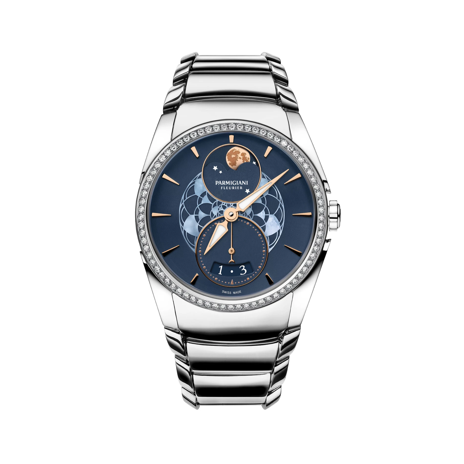 Tonda Métropolitaine Sélène Steel Blue 33mm