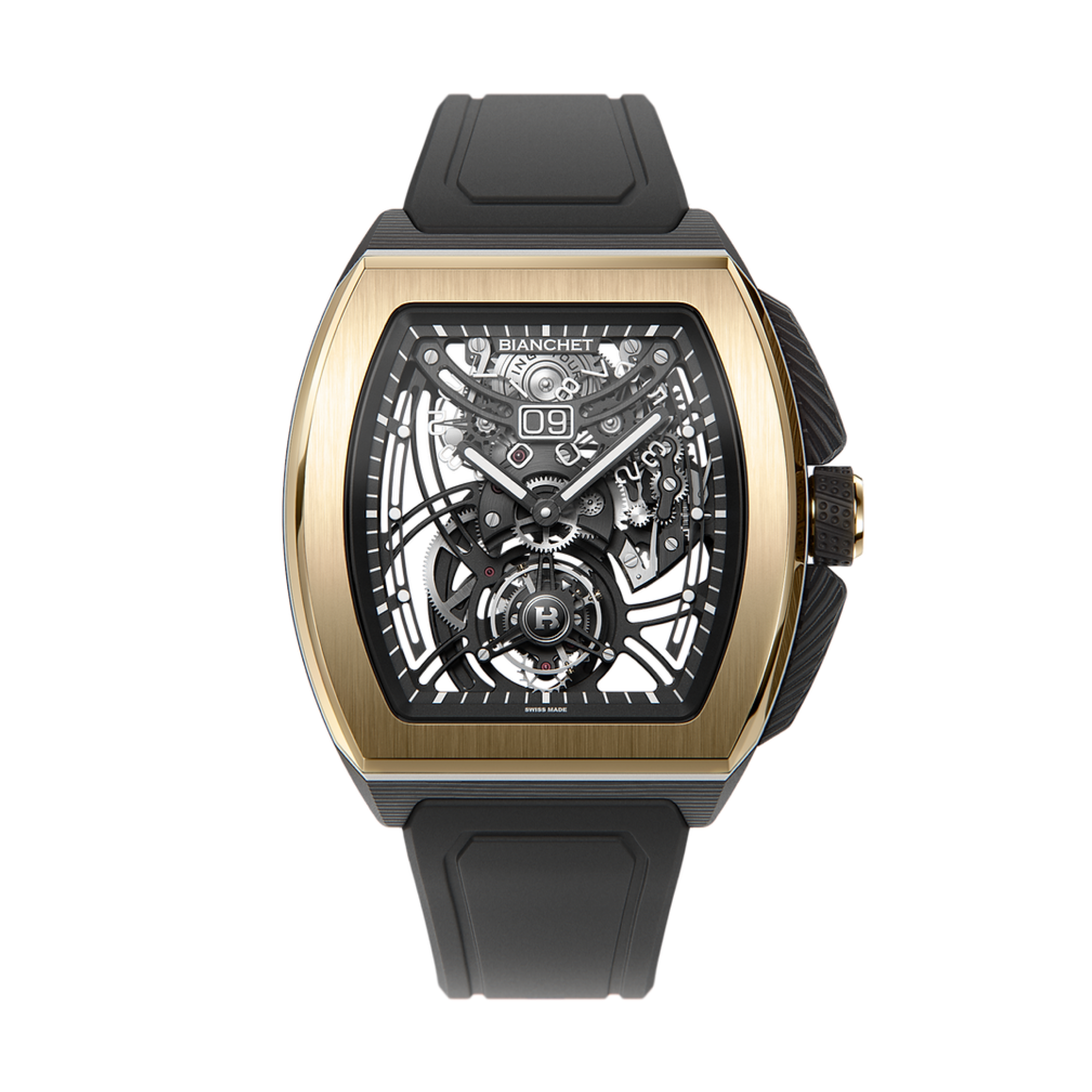 Flying Tourbillon Grande Date Carbon & Gold 43mm