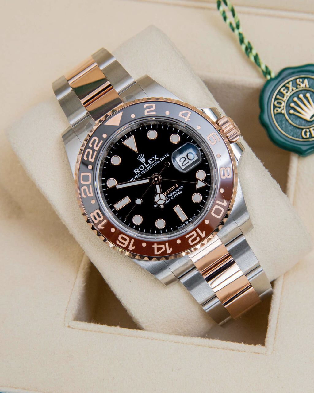 GMT-Master II 126711CHNR Oystersteel & Everose gold "Root Beer" 40mm