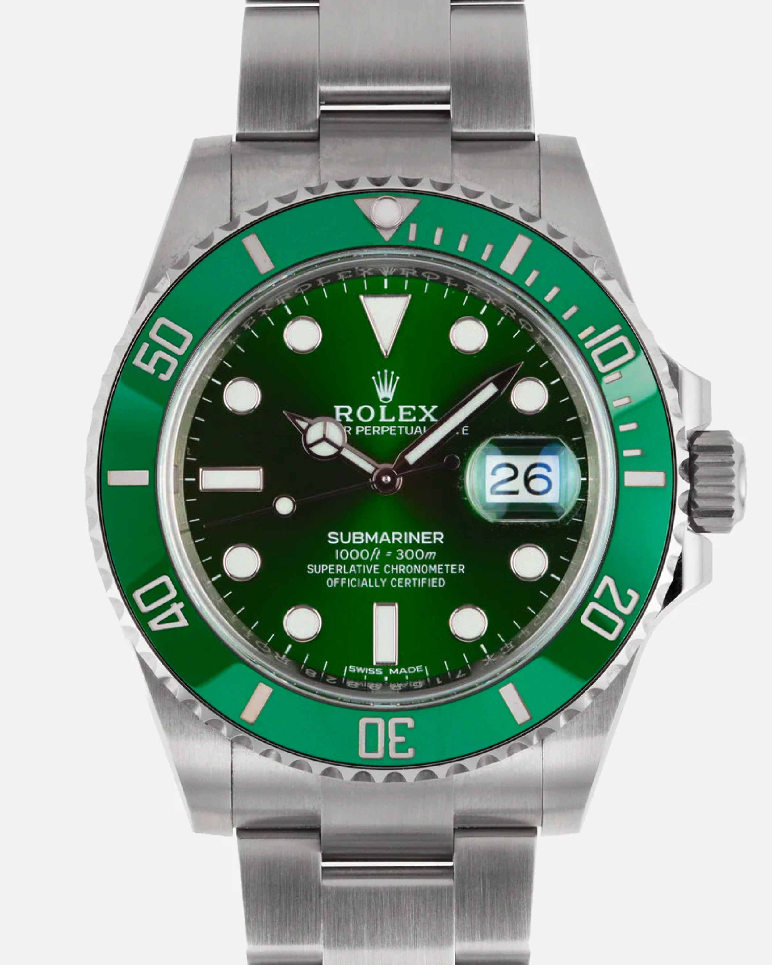 Submariner 40 Ref. 116610LV "Hulk"