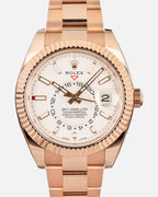 Sky-Dweller 326935 Everose Gold Oyster White Dial 42mm